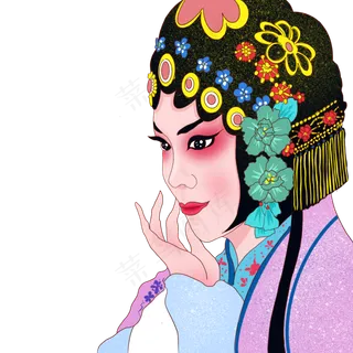 粤剧国潮风美女