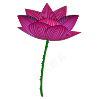 梦幻荷花矢量免抠png