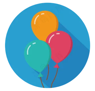 儿童节蓝色气球小朋友