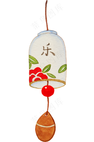 卡通手绘中国风挂件