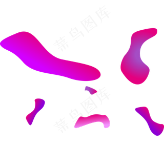 618电商流体渐变主题装饰素材