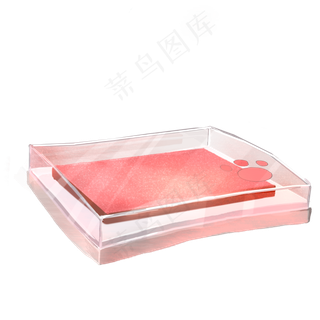 粉色印泥盒子