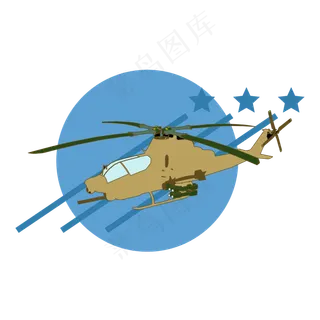 简约扁平卡通建军节空军军用武装