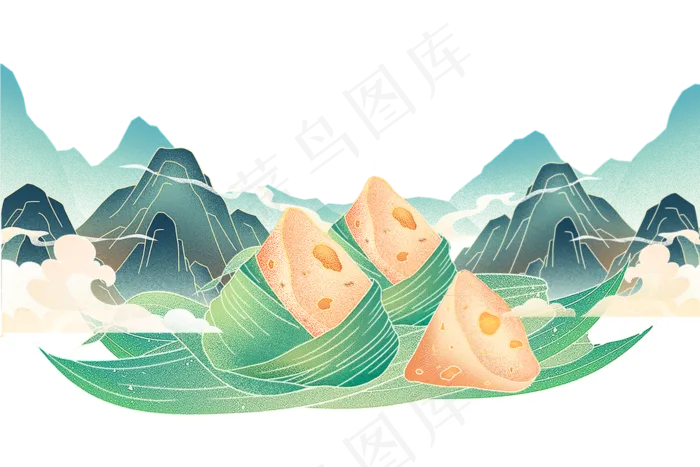 中国风国潮端午节(3000X2000(DPI:96))psd模版下载