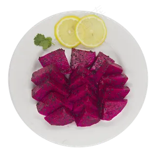 红心火龙果切片