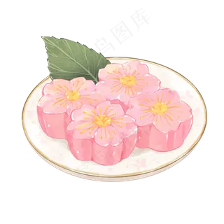 日式甜品和果子,免抠元素 日式甜品和果子,免抠元素