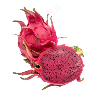 切开红心火龙果