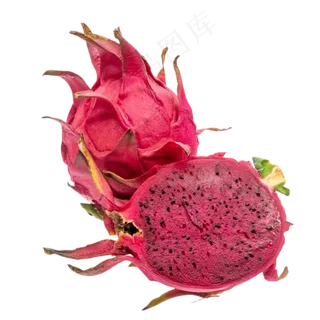 切开红心火龙果 切开红心火龙果