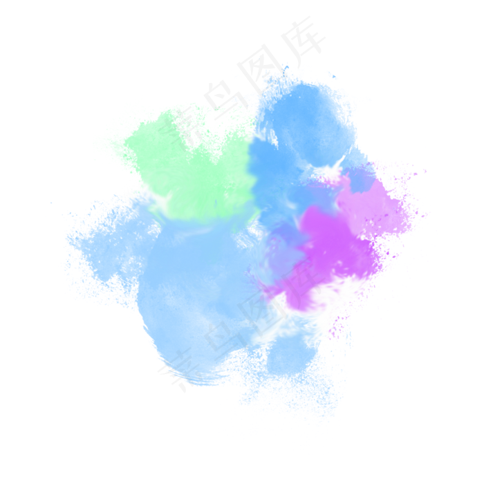 彩色矢量喷溅图案(2000*2000px 72 dpi )
