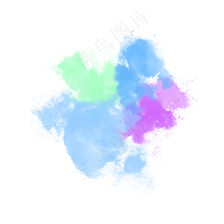 彩色矢量喷溅图案