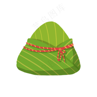 刚刚包好的可爱小粽子