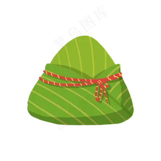 刚刚包好的可爱小粽子