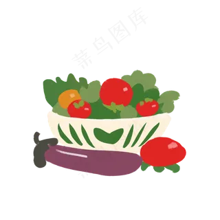 秋天收获蔬菜水果