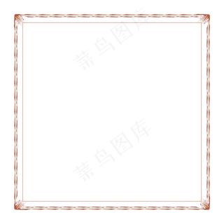 红色边框