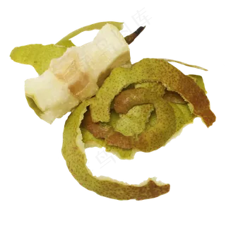 厨余垃圾湿垃圾梨子核皮