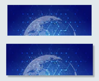 蓝色VR体验馆展banner