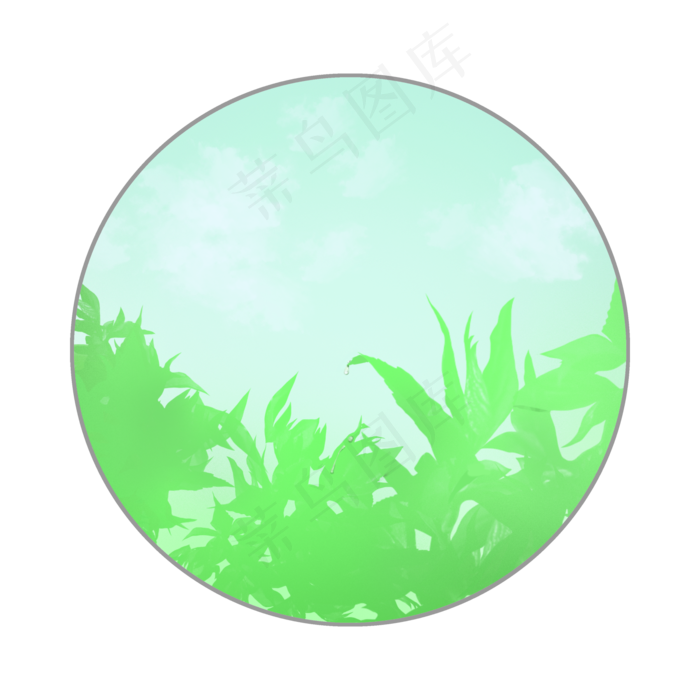 二十四节气春天绿色