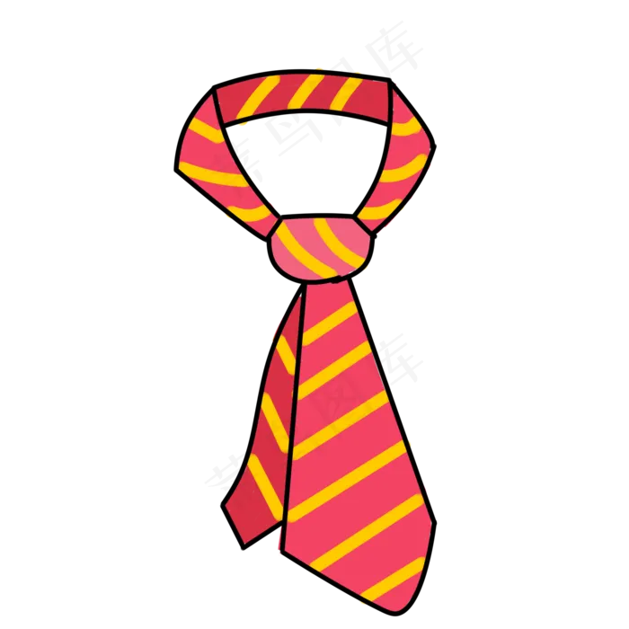 父亲节领带斜纹红色(2000X2000(DPI:299))psd模版下载