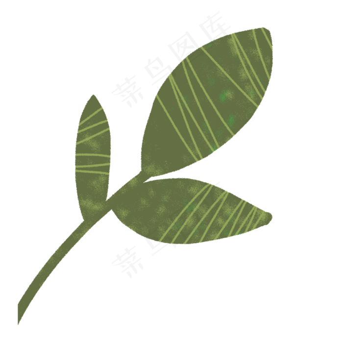 春天植物绿叶下载(2000X2000(DPI:300))psd模版下载