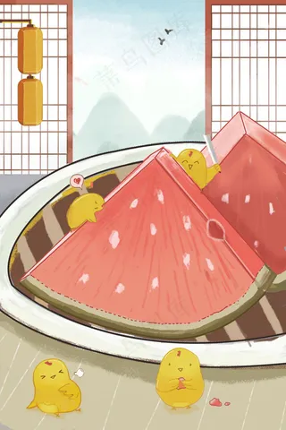 夏天炎热舒适节气文艺