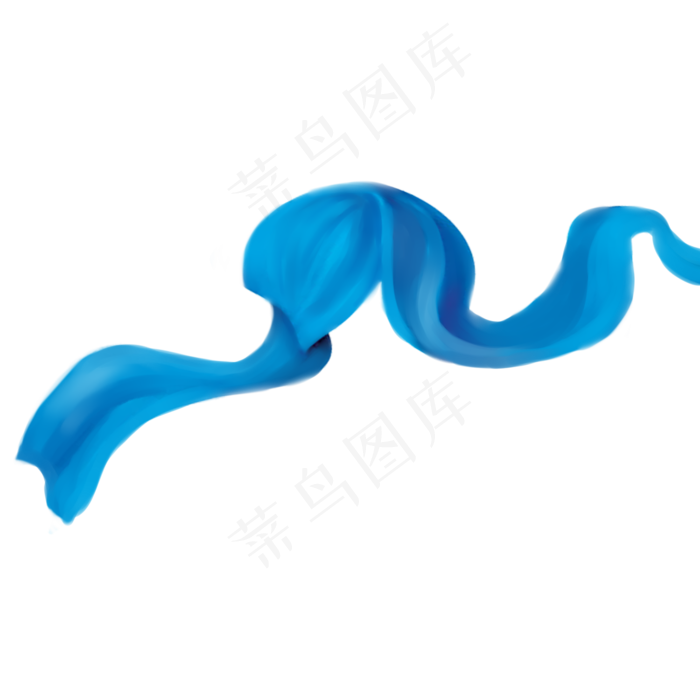 蓝色丝带医院展板,免抠元素