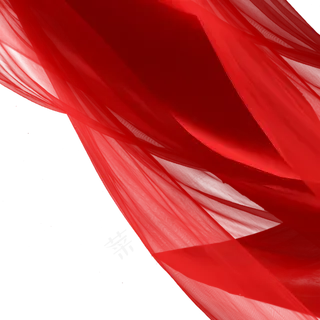 红色绸带红绸素材图,免抠元素