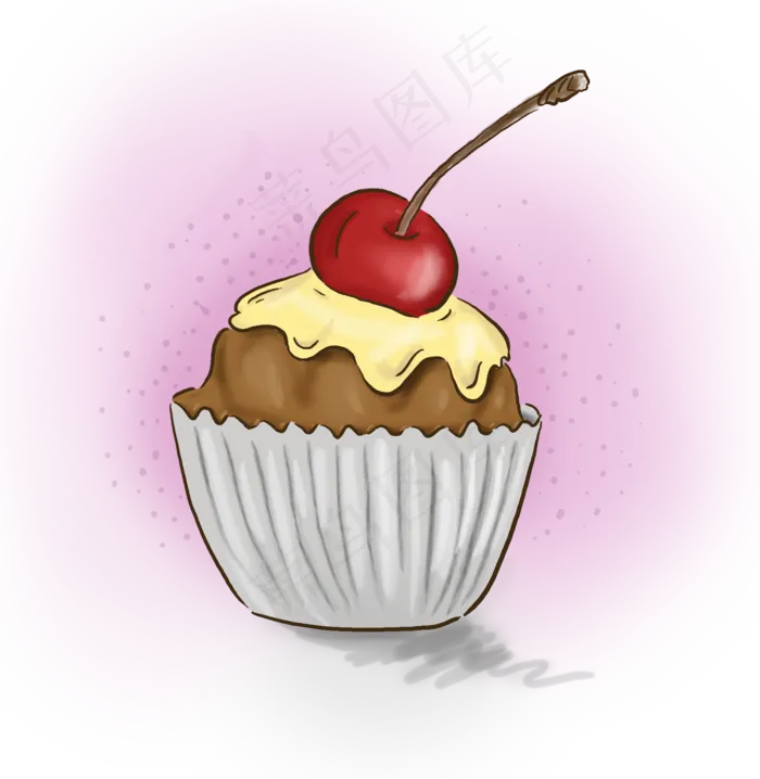 生日快乐手绘蛋糕(3508X3600(DPI:300))psd模版下载