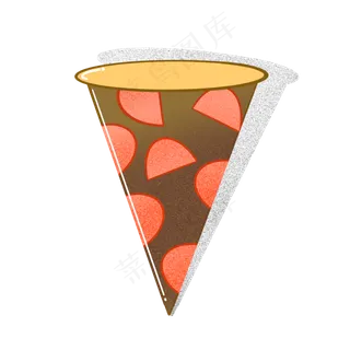 水果冰淇淋的小吃