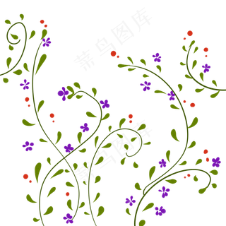 植物免扣文件花束满天星