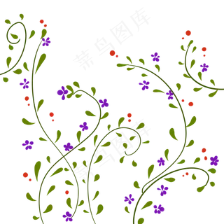 植物免扣文件花束满天星