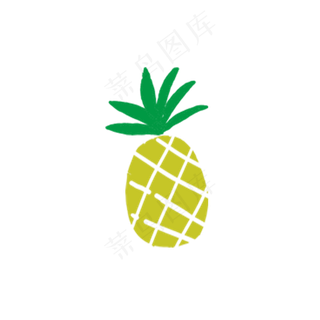 卡通手绘彩绘水果