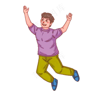 五四青年节跳跃青年