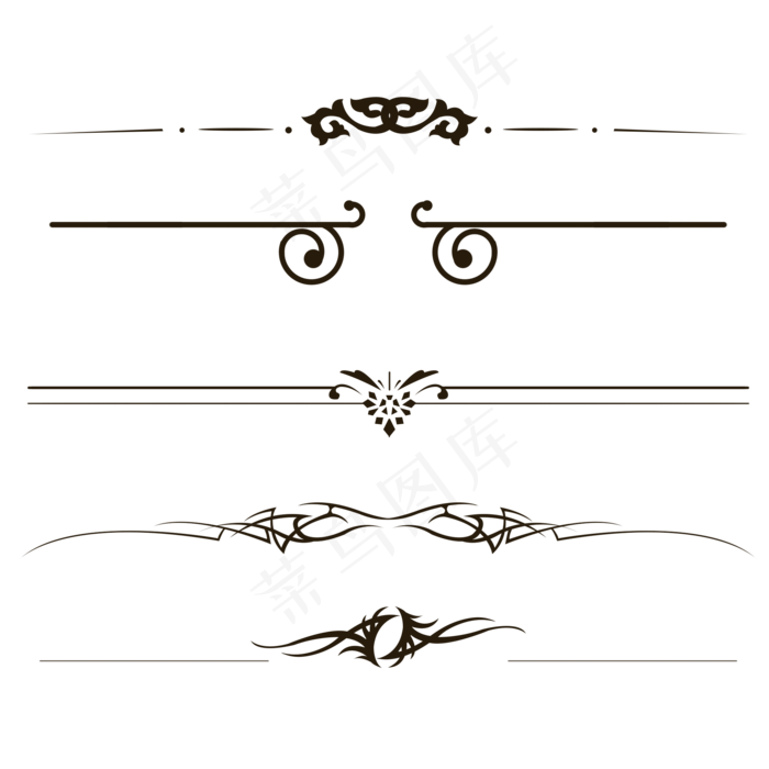 复古花纹合集,免抠元素