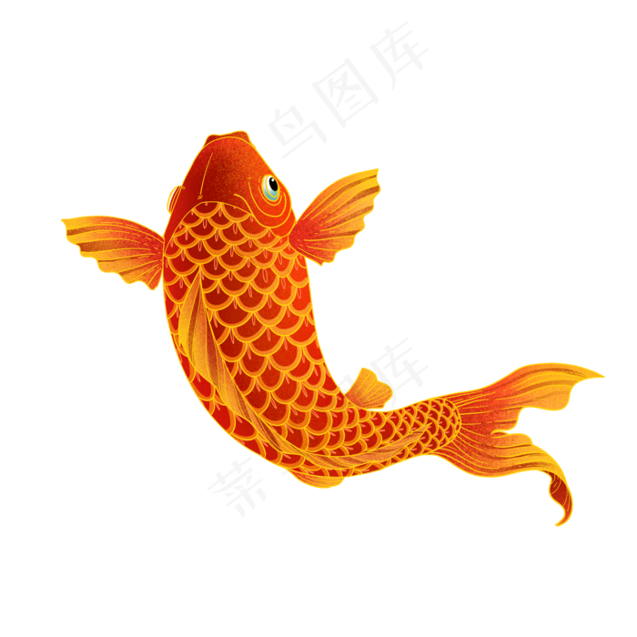 国潮金色锦鲤