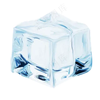 手绘冰块效果,免抠元素