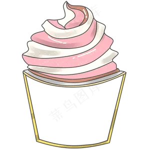 甜点冰淇淋边框