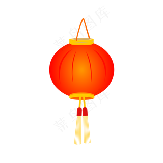 喜庆红色灯笼,免抠元素
