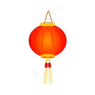 喜庆红色灯笼,免抠元素
