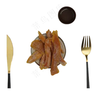 实拍饭后零食水果干