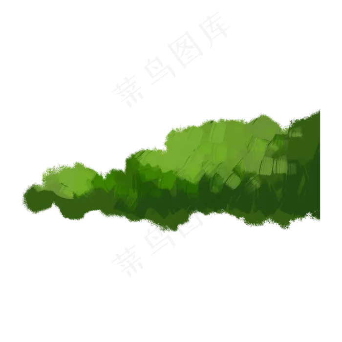 绿色灌木丛(2000X2000(DPI:300))psd模版下载