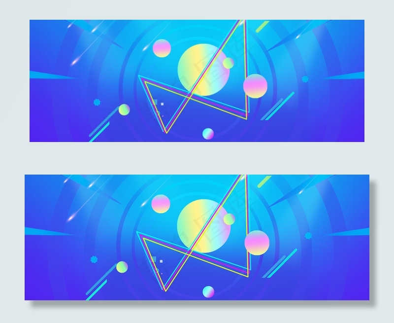 电商蓝紫色主题背景