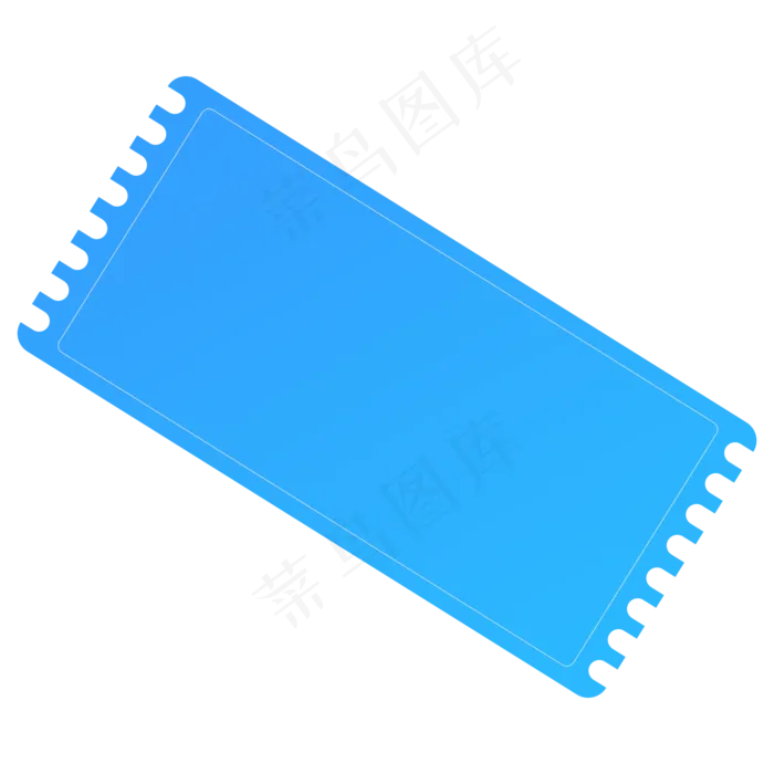蓝色促销打折优惠券(2000X2000(DPI:72))psd模版下载