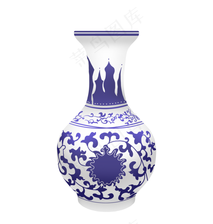 青花瓷器花瓷