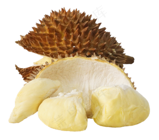黄色榴莲果肉
