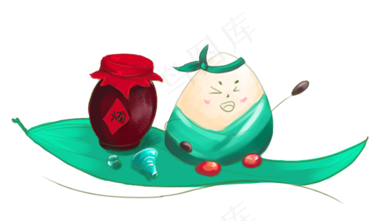 端午节创意漂流粽子