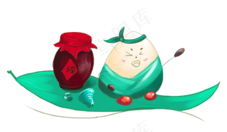 端午节创意漂流粽子