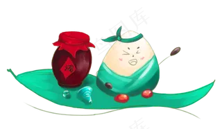 端午节创意漂流粽子