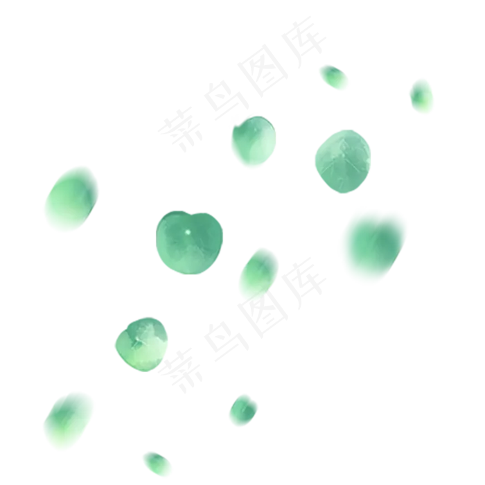 风吹散的落叶漂浮素材免费下载(2000X2000(DPI:300))psd模版下载