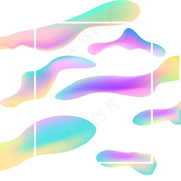 618彩色流体渐变618炫彩流(2000X2000(DPI:300))psd模版下载