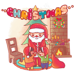 要礼物微笑平安夜,免抠元素